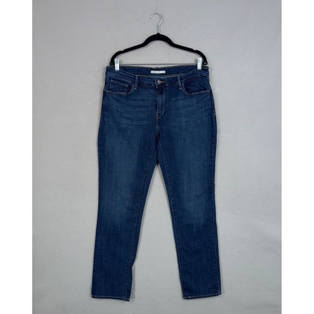 Levi's Jeans Women 33 Blue Mid Rise Skinny Stretch Casual Classic Denim